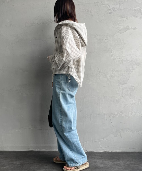 ブラウス シャツ 「Americana（アメリカーナ） for SALON」別注チェックシャツ レディース AMERICANA ブラウス シャツ 「Americana×JEANS FACTORY