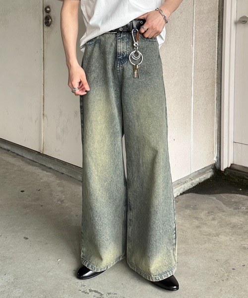 パンツ Semi flare denim GREY 1 Semi flare denim GREY 1 - メルカリ