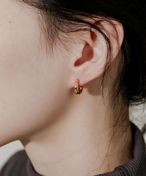 SMELLY（スメリー） ピアス ステンレスミニドロップワンタッチピアス