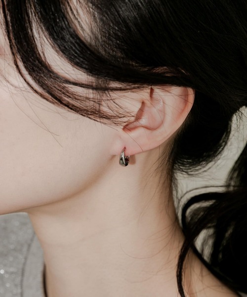 SMELLY（スメリー） ピアス ステンレスミニドロップワンタッチピアス