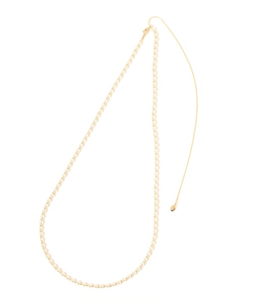 【新品未使用】最終値下げ✧DTL 2way パールネックレス 限定品 studio CLIP ネックレス 2WAYロングパールネックレス レディース