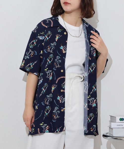 FUNALIVE シャツ アロハシャツ メンズ レディース : ZOZOTOWN