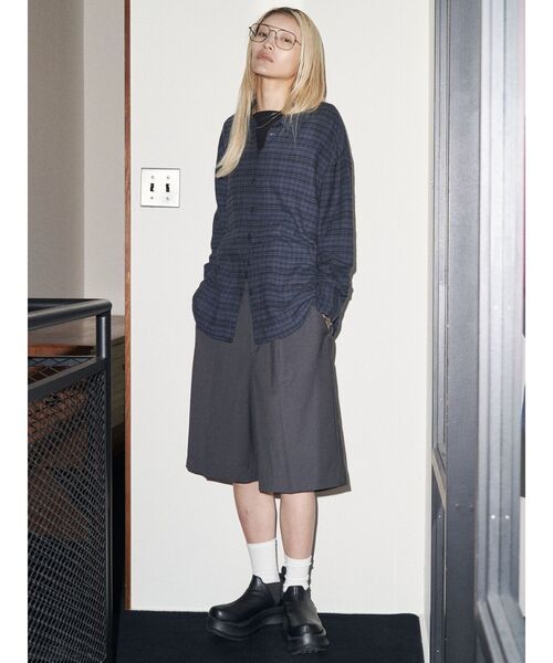 ブラウス シャツ 「VEQUM」SHEER BOXY SHIRT レディース VEQUM】SHEER BOXY SHIRT（シャツ/ブラウス）｜VEQUM（VEQUM）の