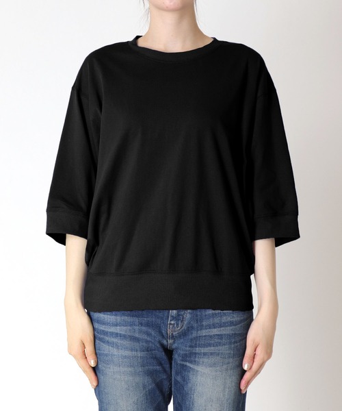 tシャツ ドルマン切り替えカットソー レディース Jines tシャツ ドルマン切り替えカットソー レディース