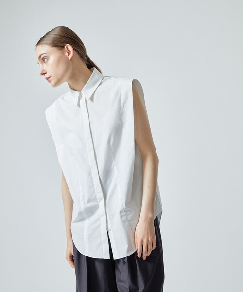 CITY（シティ） ノースリーブシャツ FREE ホワイト レディース