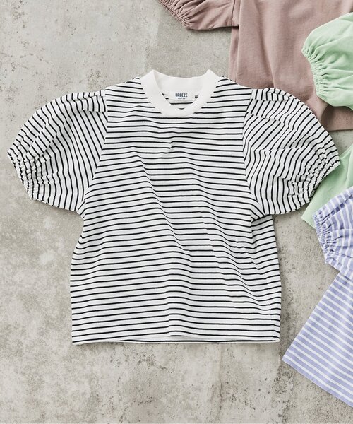 tシャツ 「WEB限定/ジュニア対応」パフスリーブ半袖Tシャツ キッズ 子供服 女の子 | BREEZE | 07
