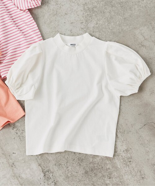 tシャツ 「WEB限定/ジュニア対応」パフスリーブ半袖Tシャツ キッズ 子供服 女の子 | BREEZE | 01