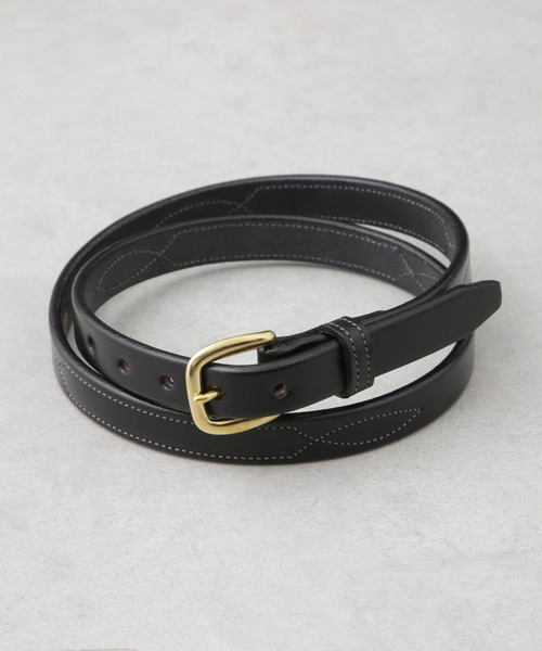 TORY LEATHER ステッチベルト 30サイズ TORY LEATHER ベルト LEATHER/3/4” Repeated Stitch Belt メンズ