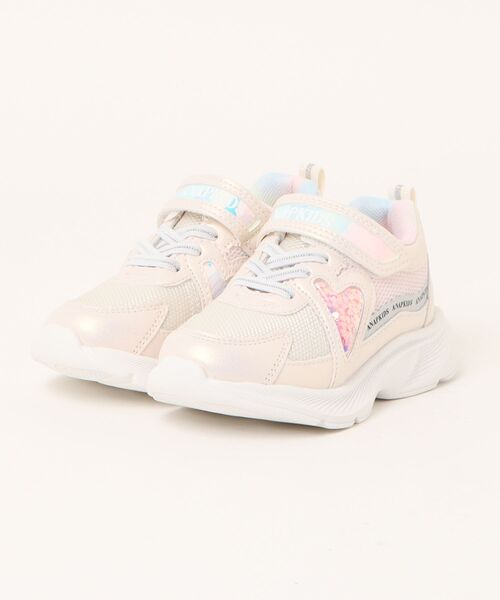 ANAP GiRL、KIDSまとめ売り♡120〜Ꮇサイズ ANAP GiRL スニーカー 「ANAP GIRL」 ハートフレークスニーカー