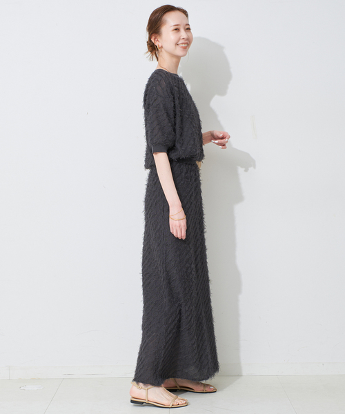 SLOBE IENA ニット セーター フリンジニットプルオーバー