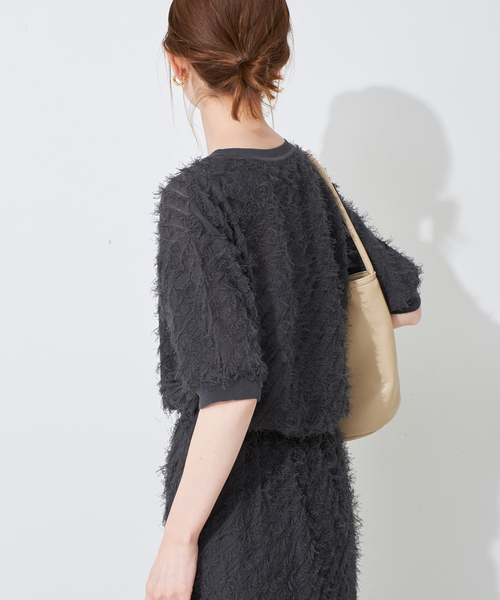 ★新品未使用★SLOBE IENA フリンジニットプルオーバー フリンジニットプルオーバー（ニット／セーター）｜SLOBE IENA