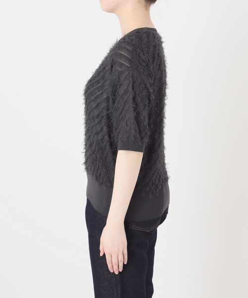 ★新品未使用★SLOBE IENA フリンジニットプルオーバー SLOBE IENA ニット セーター フリンジニットプルオーバー
