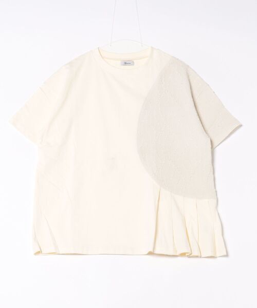 tシャツ サークルウェーブラインタックT ladies レディース
