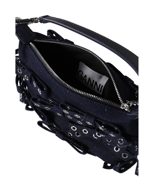 GANNI ガニー ハンドバッグ BUTTERFLY SMALL POUCH GANNI/ガニー】ハンドバッグ BUTTERFLY SMALL POUCH SATIN A5222 099