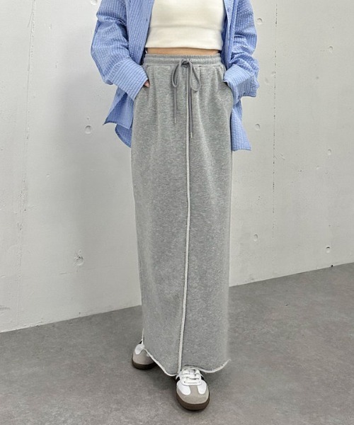 archives（アルシーヴ） スカート スウェットタイトスカート