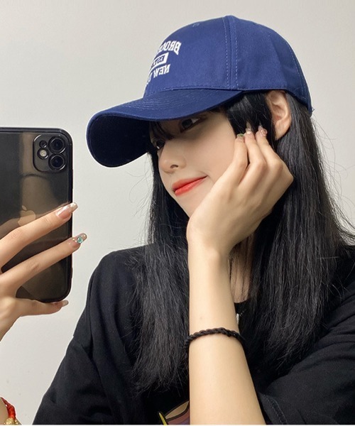 帽子 メンズウィメンズ 現在購入不可 NEW GENTLEMAN キャップ 帽子 BROOKLYNロゴ キャップ「ユニ