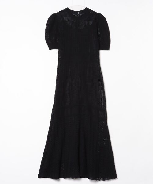 t LILY BROWN snidleワンピース riendaワンピース LILY BROWN（リリーブラウン） ニットワンピース FREE ブラック