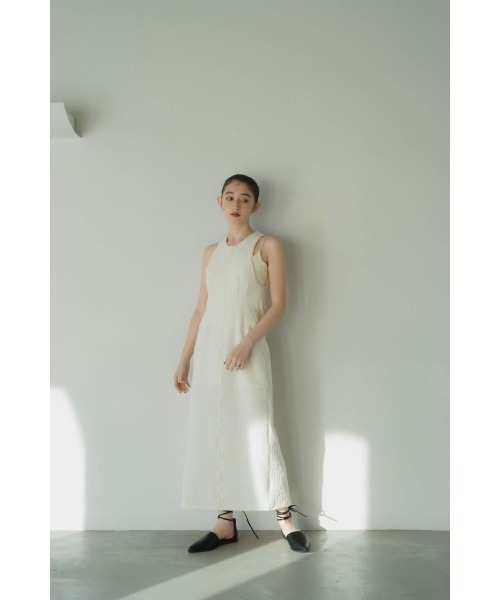 Knuth Marf ワンピース Knuth Marf - Uneck one piece / Uネックワンピース (ホワイト