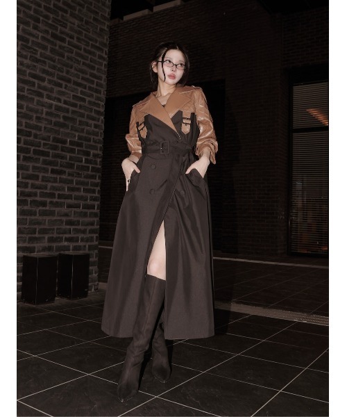 Darich 「Darich」 トレンチコート FREE ピンク レディース : ZOZOTOWN