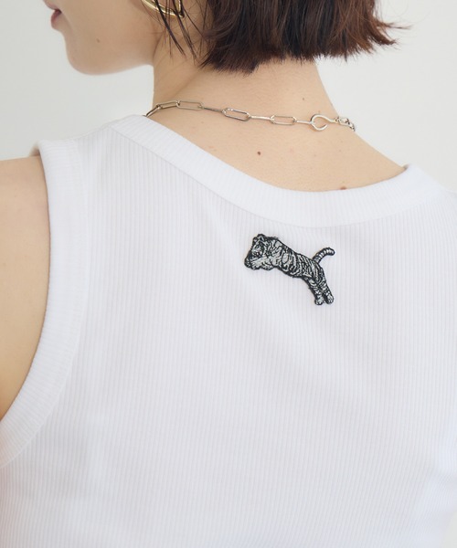 タンクトップ ノースリーブ TRANOI.　TORAリブタンク レディース Paradise Picnic タンクトップ ノースリーブ TRANOI. TORA