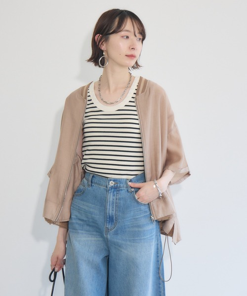 Paradise Picnic タンクトップ ノースリーブ TRANOI. TORA