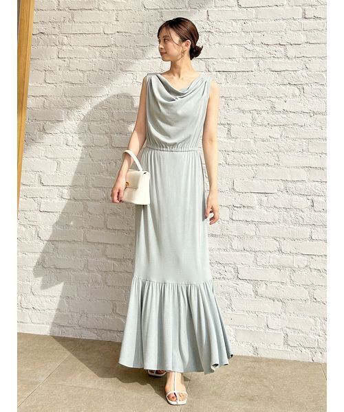 SNIDEL（スナイデル） ワンピース 「WEB限定カラーあり」ドレープ