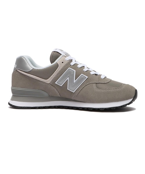 [New Balance] low cut спортивные туфли 24.5cm серый мужской 