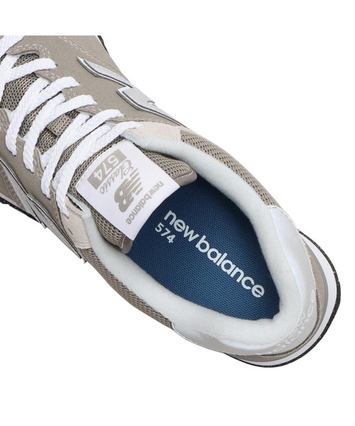 [New Balance] low cut спортивные туфли 24.5cm серый мужской 