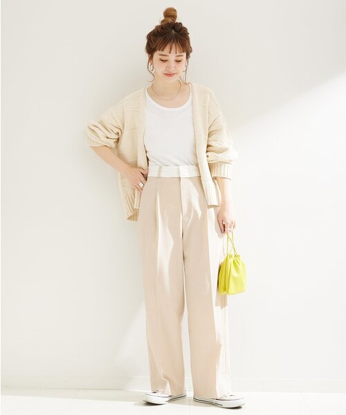 「B.C STOCK」 「Simplicite」ニットアンサンブル FREE ネイビー レディース B.C STOCK 「B.C STOCK」 「Simplicite」ニットカーディガン