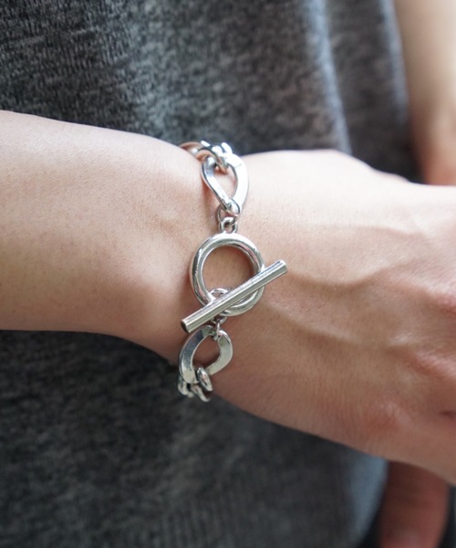 SINSS ブレスレット(シルバー系その他) SINSS ブレスレット Cross bangle / クロスバングル メンズ