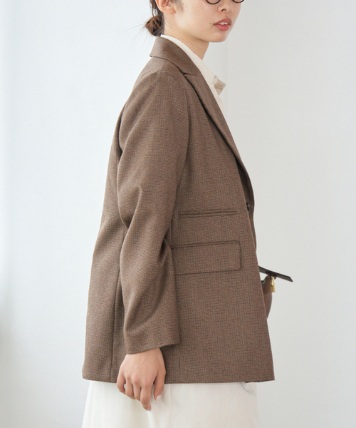 IENA（イエナ） ジャケット テーラードジャケット ガンクラブチェック