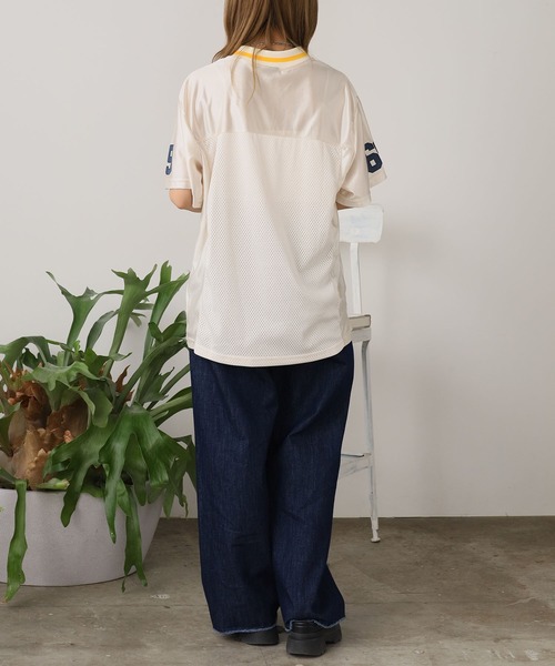 ROOP TOKYO tシャツ Basketball uniform style mesh top