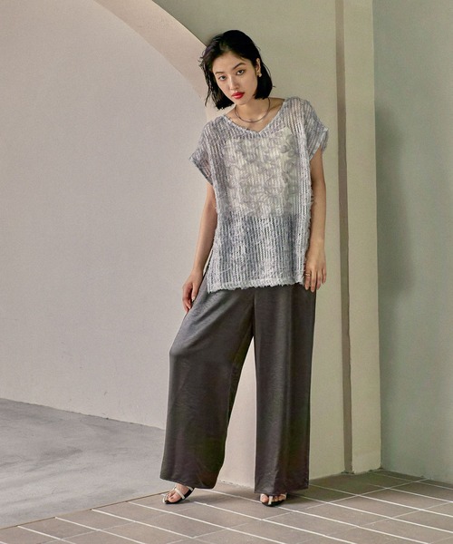 LEPSIM（レプシィム） パンツ サテンストレートパンツ 525968 レディース : ZOZOTOWN Yahoo!店 - 通販 ...