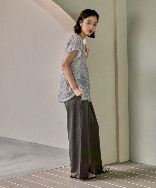 LEPSIM（レプシィム） パンツ サテンストレートパンツ 525968 レディース : ZOZOTOWN Yahoo!店 - 通販 ...