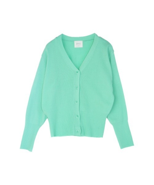 「AMAIL」 ニットカーディガン FREE ミント レディース_画像6