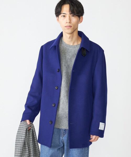 SHIPS（シップス） ピーコート SMALL ブルー メンズ : ZOZOTOWN Yahoo