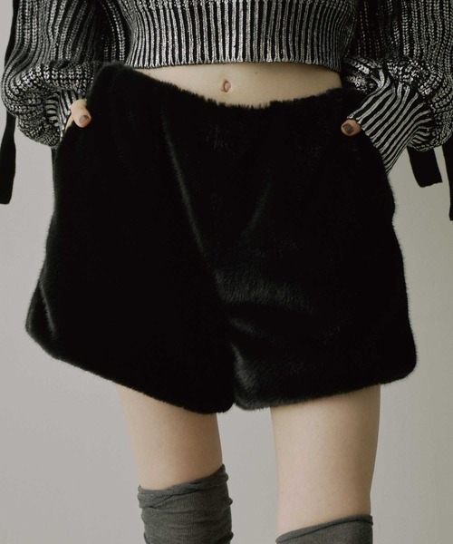 VIOLETTA（ヴィオレッタ） パンツ フェイクファーショートパンツ