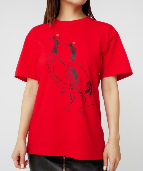 tシャツ LEE IZUMIDA × T-SHIRT / リーイズミダTシャツ レディース
