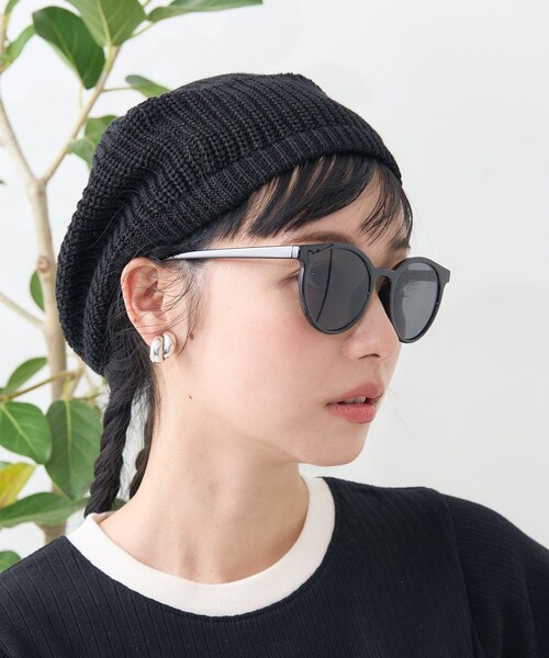 「FREAK'S STORE」 サングラス ONE SIZE ベージュ レディース