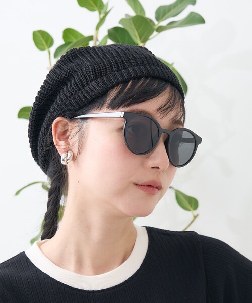 「FREAK'S STORE」 サングラス ONE SIZE ベージュ レディース