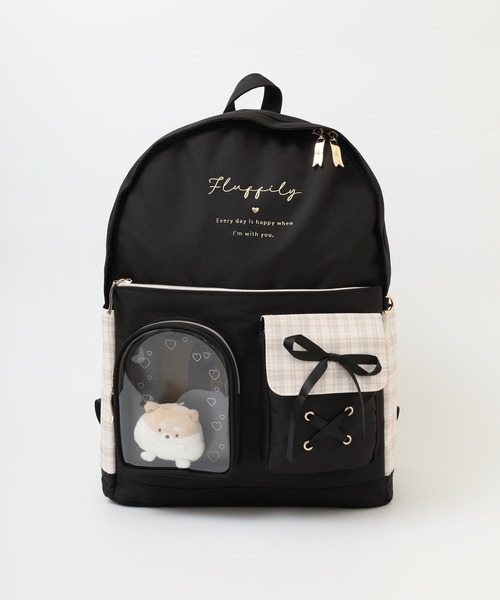 FUNALIVE（ファンアライブ） リュック Coboca+ ぬいぐるみ付 クリア