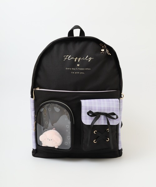 FUNALIVE（ファンアライブ） リュック Coboca+ ぬいぐるみ付 クリア