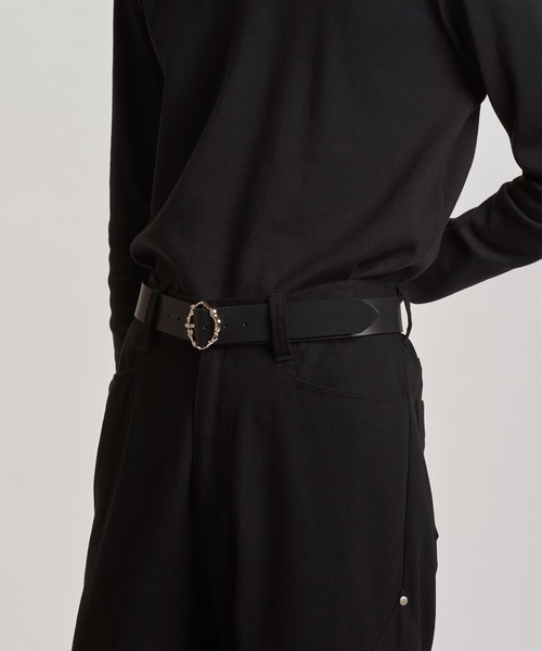 NO ID.（ノーアイディー） ベルト 「NO ID.」Cow Leather Belt / カウ