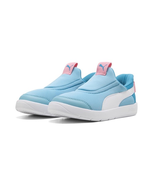 プーマスニーカー/24.5 PUMA（プーマ） スニーカー キッズ スニーカー スリッポン ホワイト