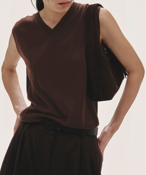 TODAYFUL ベスト ジレ Seamless Knit Vest レディース : ZOZOTOWN