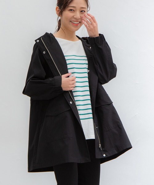 「Honeys」 「GLACIER」コート M グレイッシュベージュ レディース_画像5