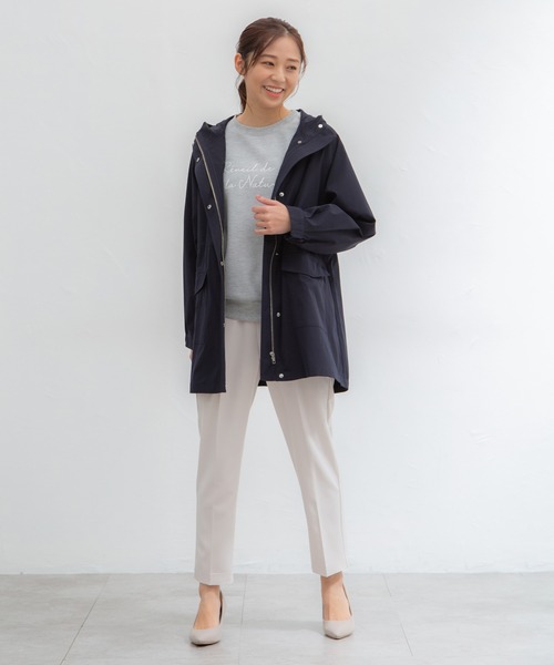 「Honeys」 「GLACIER」コート M グレイッシュベージュ レディース_画像8