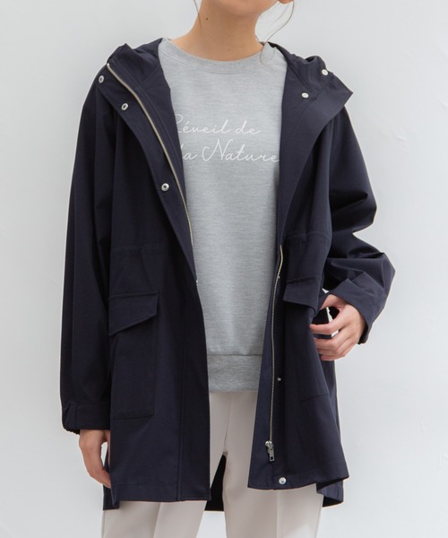 「Honeys」 「GLACIER」コート M グレイッシュベージュ レディース_画像9