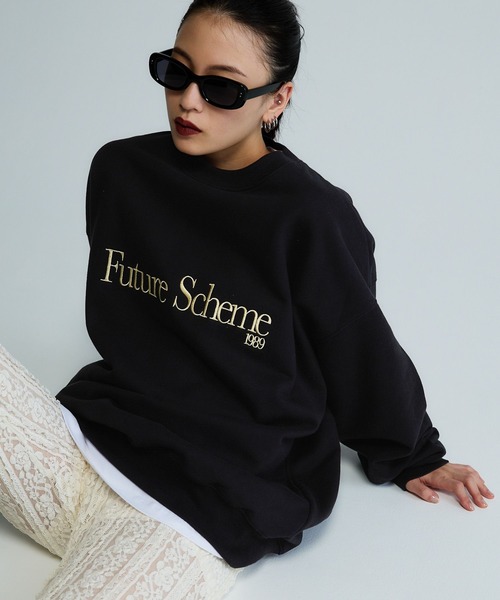 JEANASIS トレーナー スウェット 「Les Fleurs」シシュウロゴ