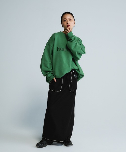 みー出品 JEANASIS トレーナー スウェット 「Les Fleurs」シシュウロゴ